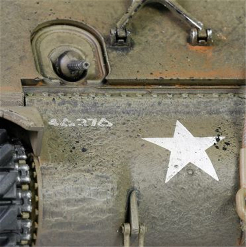 Metal Proud US medium tank Sherman M4A3E2 (75) Jumbo Cobra King 1:32 Tank Pre-built Model