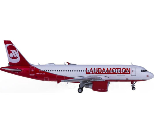 JC Wings Laudamotion Airbus A320 OE-LOE 1:400 Aircraft Pre-built  Airliner Model Display