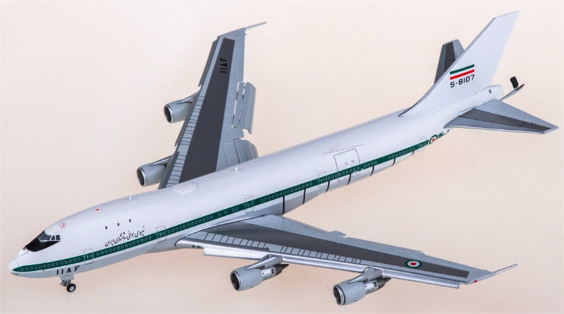Patriot IRIAF Iranian Air Force for Boeing 747-100SF 5-8107 flaps down 1:400 Aircraft Pre-built  Airliner Model Display