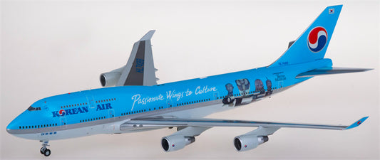 JC Wings Korean Air for Boeing 747-400 HL7488 1:200 Airplane Pre-built Airliner Model Display