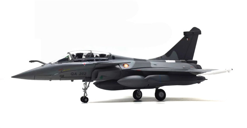 FLOZ Qatar Air Force Rafale B Dual Seat Camouflage 1:72 Aircraft Pre-built Model