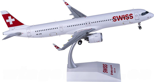 JC Wings Swiss Airbus A321neo HB-JPB 1:200 Diecast Model view 1
