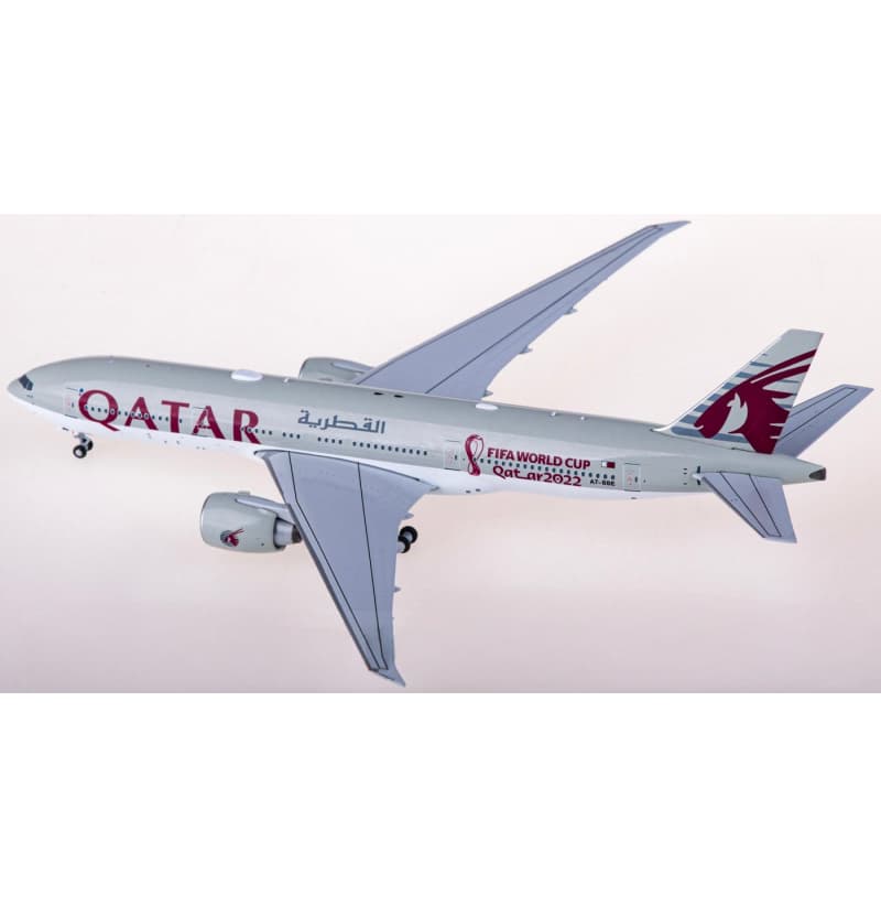 NG Models Qatar Boeing 777-200LR A7-BBE 1:400 Aircraft Pre-built  Airliner Model Display