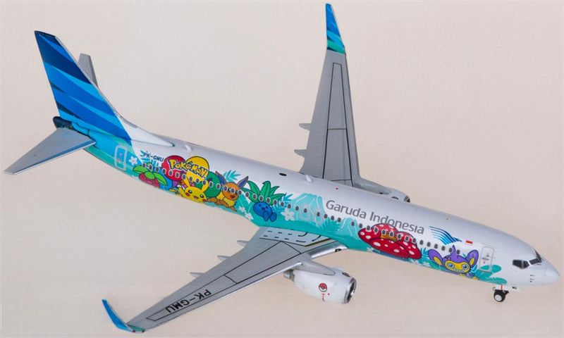 Phoenix Garuda Indonesia Boeing 737-800 PK-GMU 1:400 Aircraft Pre-built  Airliner Model Display