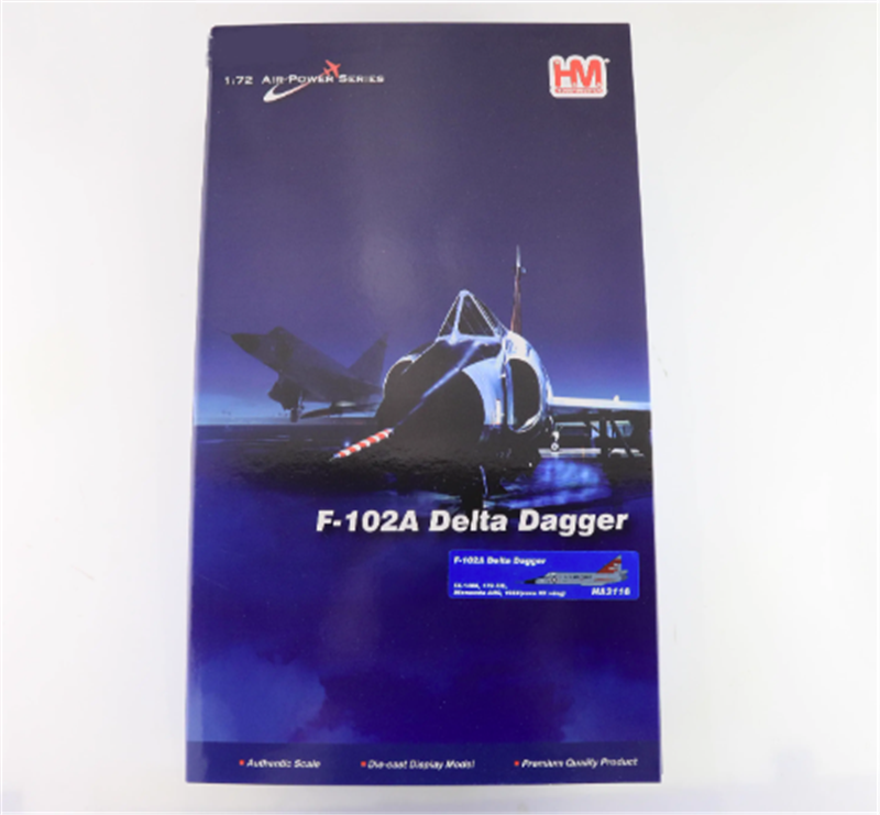 HOBBY MASTER F-102A Delta Dagger 56-1488 179 FIS Minnesota ANG 1966 (case XX wing) 1/72 Aircraft Pre-built Model