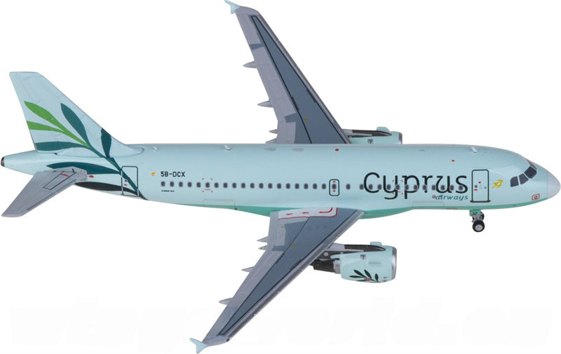 NG Models Cyprus Airways Airbus A319 5B-DCX 1:400 Diecast Model view 2