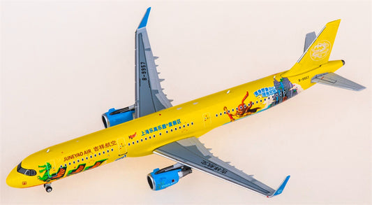 NG Models 1:400 Juneyao Airlines Airbus A321 B-9957 Model