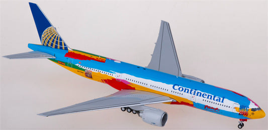 NG Models Continental Airlines Boeing 777-200ER N77014 1:400 Diecast Model view 1