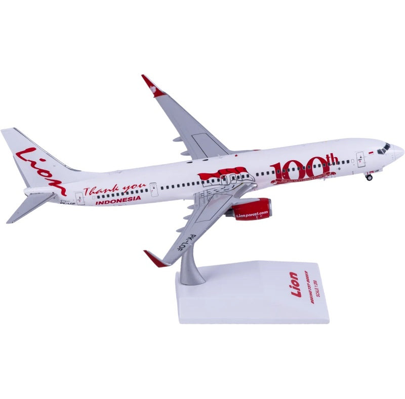 JC Wings 1:200 Lion Air Boeing 737-900ER PK-LOF  DIECAST Model