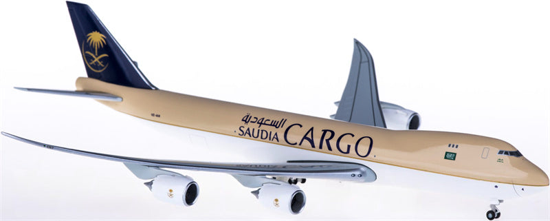 Hogan Saudia Cargo Boeing 747-8F HZ-AI4 1:400 Diecast Model view 1
