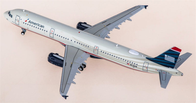 Geminijets 1:400 American Airlines Airbus A321 N578UW Diecast Model view 4