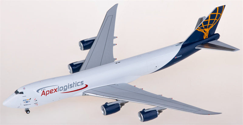 NG Models Atlas Air/ Apex logistic Boeing 747-8F N863GT 1:400 Diecast Model view 2