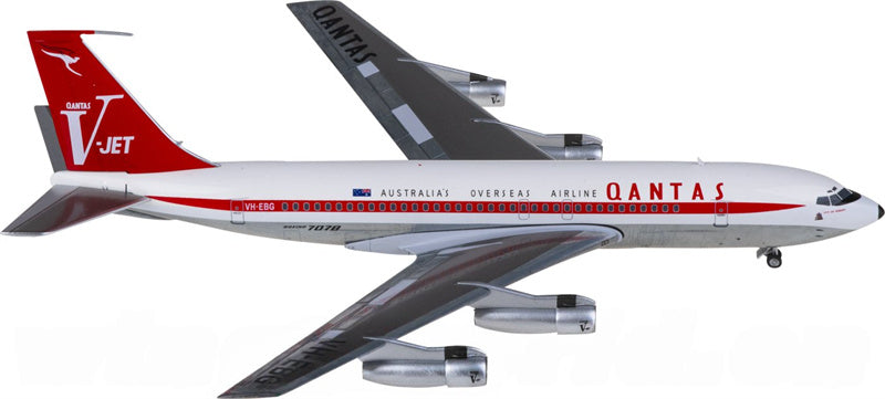 AeroClassics Qantas Boeing 707-100 VH-EBG 1:200 Diecast Model view 1