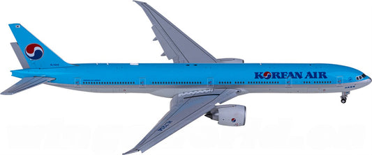 JC Wings Korean Air for Boeing 777-300ER HL7204 Flaps Down 1:400 Airplane Pre-built Airliner Model Display