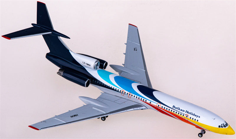 NG Models Balkan Holidays Air for Tupolev Tu-154M LZ-HMW 1:400 Airplane Pre-built  Airliner Model Display
