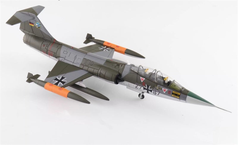 HOBBY MASTER TF-104G Starfighter 27+87 JG 74 Molders 1970s 1:72 Airplane Pre-built Model