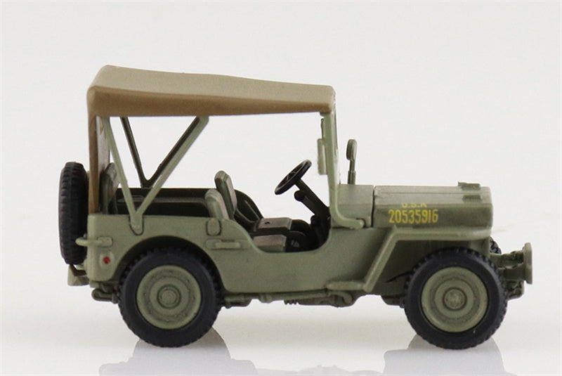 HOBBY MASTER US 1/4 ton Military Vehicle Leyte WWII 1945 Gen. Douglas MacArthur 1:72 Tank Pre-built Model