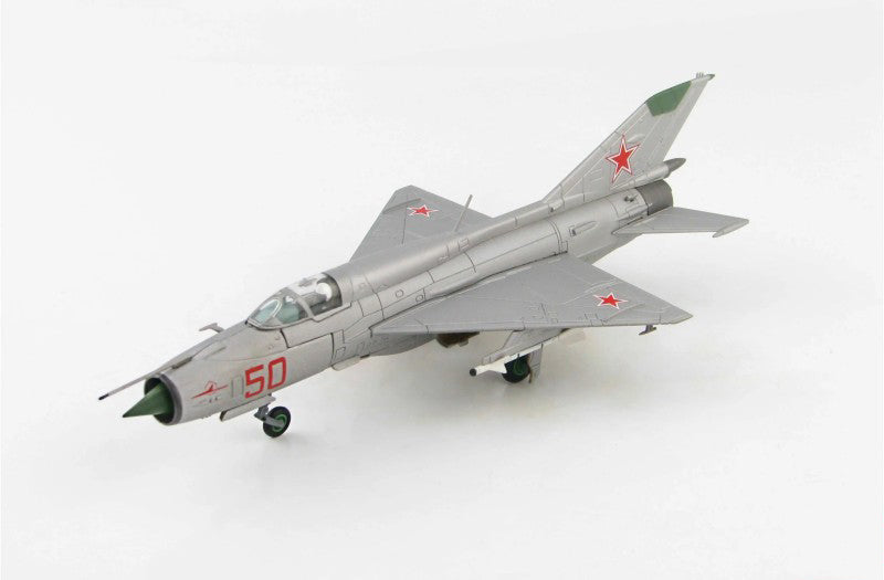 HOBBY MASTER Soviet Air Force MiG-21 PFM  1:72 Model    Red 50