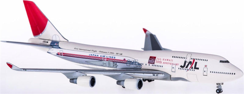 Hogan Japan Airlines Boeing 747-400 JA8906 1:500 ABS Model view 2