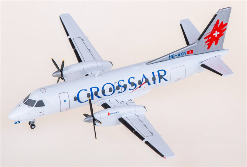 Herpa 1:200 Crossair Saab 340 HB-AKN Model