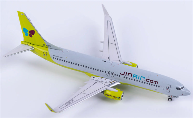 AeroPolaris 1:400 Jin Air B737-800 HL8017 DIECAST Model