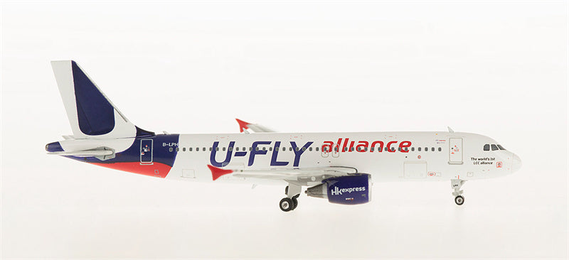 Phoenix HK express Airbus A320 B-LPH U-Fly Alliance 1:400 Diecast Model view 1