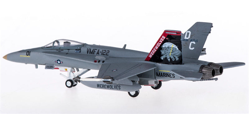 Hogan McDonnell Douglas F/A-18C Hornet VMFA-122 DC01 1:200 Airplane Pre-built  Airliner Model Display