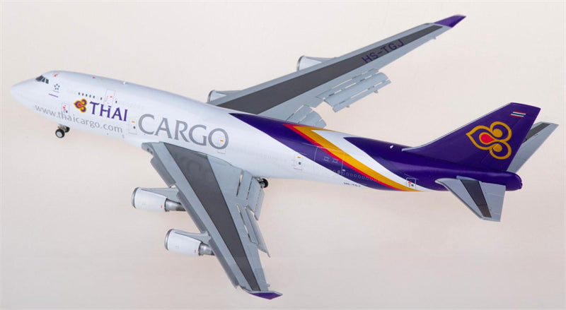 JC Wings Thai Airways Cargo Boeing 747-400BCF HS-TGJ Flaps Down 1:400 Diecast Model view 2