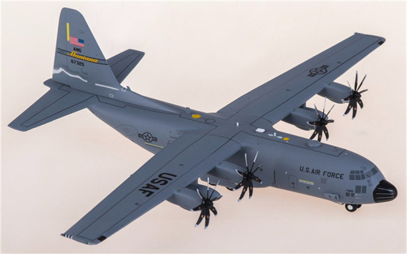 Geminijets USAF Lockheed C-130H Hercules 96-7325 1:200 Diecast Model view 3