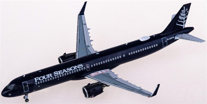 NG Models Four Seasons Airbus A321neo G-XATW 1:400 Diecast Model view 2