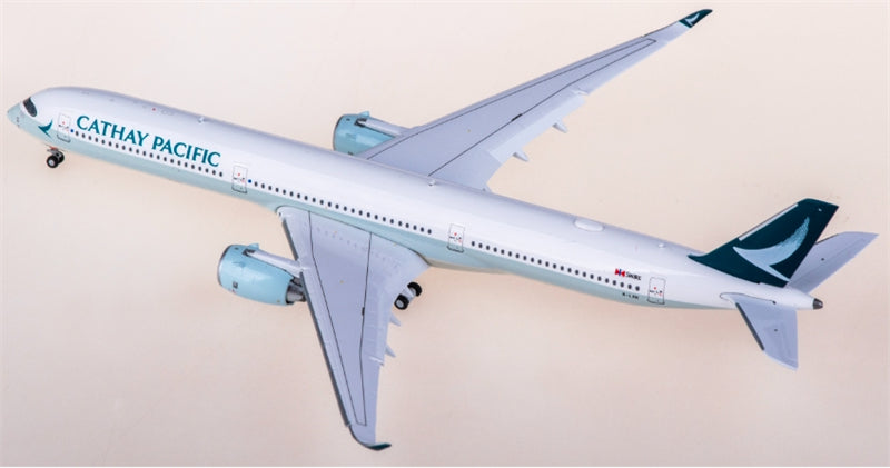 JC Wings Cathay Pacific Airbus A350-1000XWB B-LXN Flaps down 1:400 Diecast Model view 3