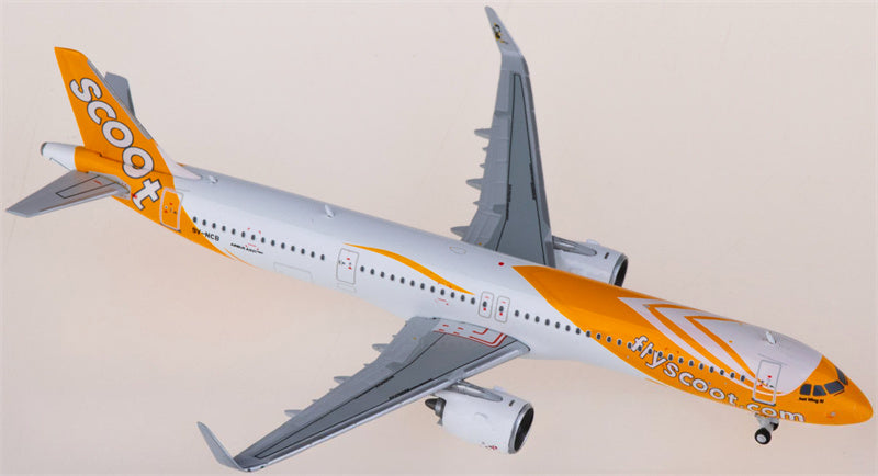 JC Wings Scoot Airbus A321neo 9V-NCB 1:400 Diecast Model view 2