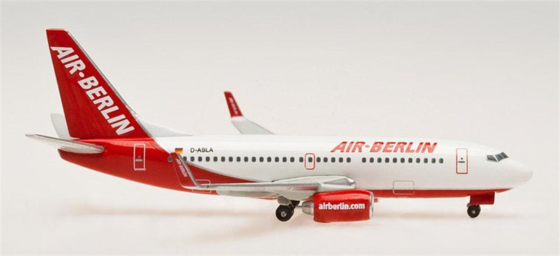 Herpa Air Berlin Boeing 737-700 D-ABLA 1:500 Diecast Model view 2