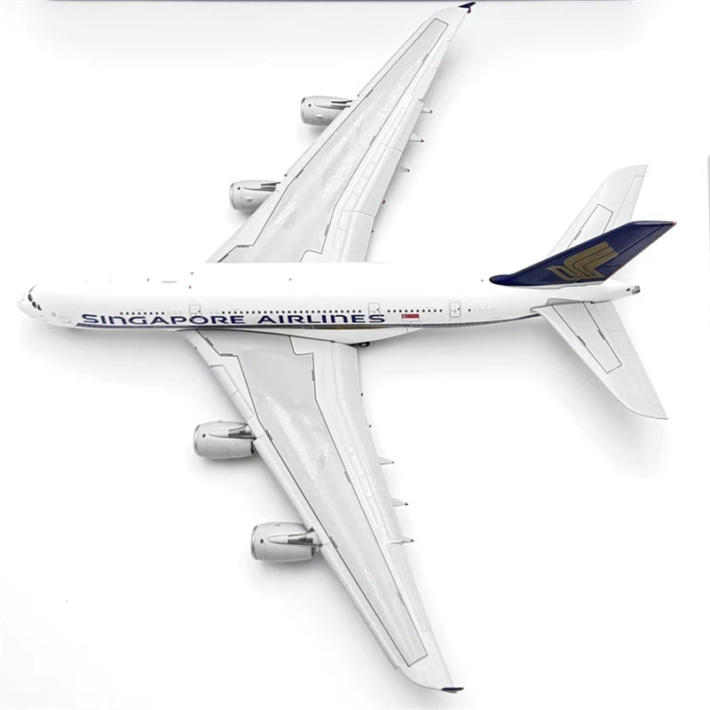 YY Wings Singapore Airlines Airbus A380-800 9V-SKJ Flaps Down 1:400 Diecast Model view 1