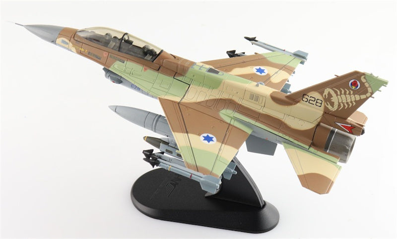 HOBBY MASTER F16D Fighting Falcon Barak 628 105 Squadron The Scorpion IAF (with 4 x GBU-31) 1:72 Aircraft Pre-built Model