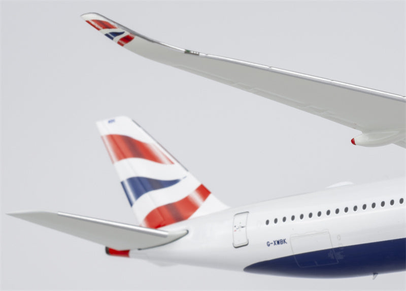 NG Models 1:400 British Airways Airbus A350-1000 G-XWBK Diecast Model view 7