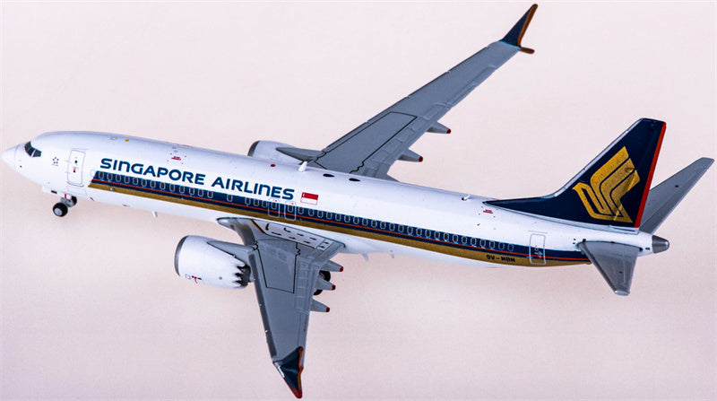 JC Wings Singapore Airlines Boeing 737 MAX 8 9V-MBN 1:400 Diecast Model view 2