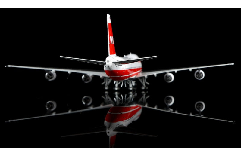 HX Models 1:400 TWA B747-100 N93105 Standard Edition DIECAST Model
