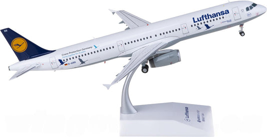 JC Wings Lufthansa for Airbus A321 D-AIRR 1:200 Airplane Pre-built  Airliner Model Display