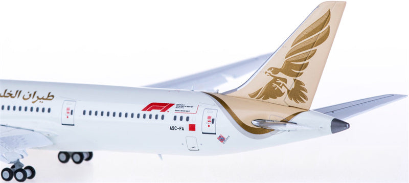 JC Wings Gulf Air Boeing 787-9 A9C-FA Flaps Down 1:400 Diecast Model view 4
