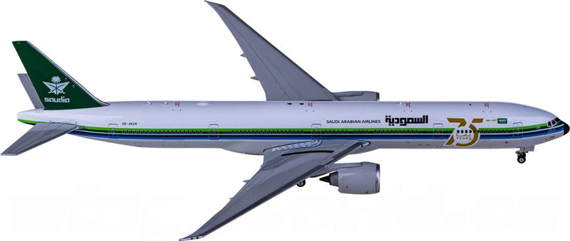 Phoenix Saudia Boeing 777-300ER HZ-AK28 75 Years 1:400 Diecast Model view 4