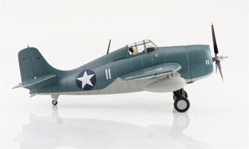 HOBBY MASTER F4F-4 Battle of Midway white 11 Lt. Scott McCuskey VF-3 USS Yorktown June 1942 1:48 Airplane Pre-built Model