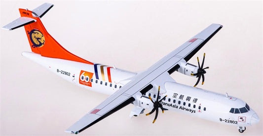 JC Wings TransAsia Airways ATR-72-500 B-22802 1:200 Diecast Model view 1