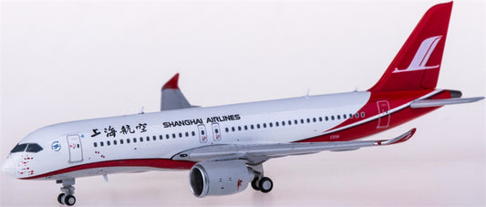 JC Wings Shanghai Airlines Comac C919 1:400 Diecast Model view 1
