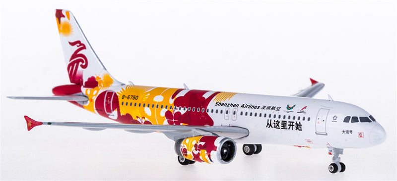 Phoenix Shenzhen Airlines Airbus A320 B-6750 1:400 Diecast Model view 3