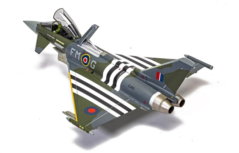 CORGI Eurofighter Typhoon FGR4 ‘Moggy' - RAF No.29 Sqn - 2024 D-Day Anniversary Display Scheme 1:48 Airplane Pre-built Model