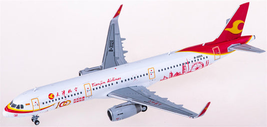 JC Wings Tianjin Airlines Airbus A321 B-302X 1:400 Diecast Model view 1