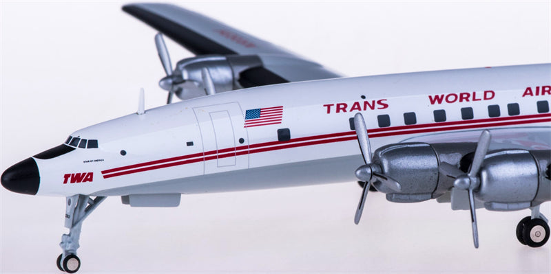 Herpa TWA Lockheed L-1649A N8083H 1:200 Diecast Model view 3