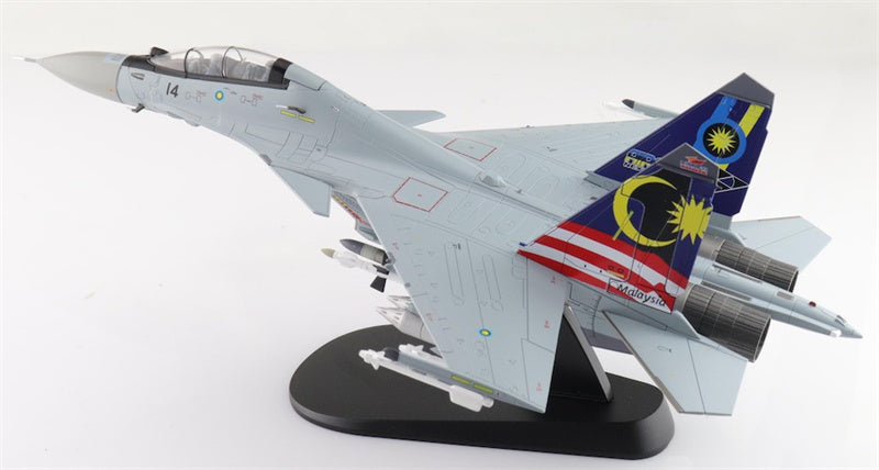 HOBBY MASTER Sukhoi SU30MKM Flanker M52-14 TUDM LIMA 2013 Malaysia 1:72 Aircraft Pre-built Model