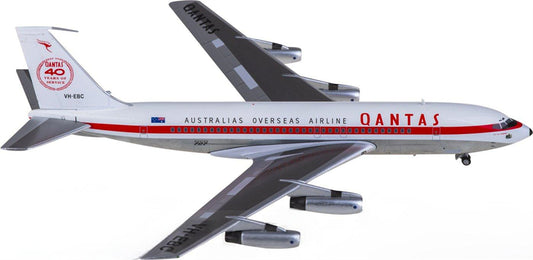 AeroClassics 1:200 Qantas Boeing 707-100 VH-EBC Model